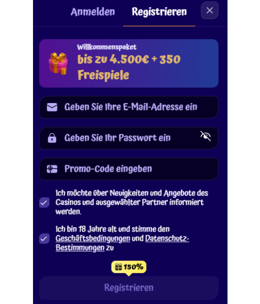 Spingranny Anmeldung